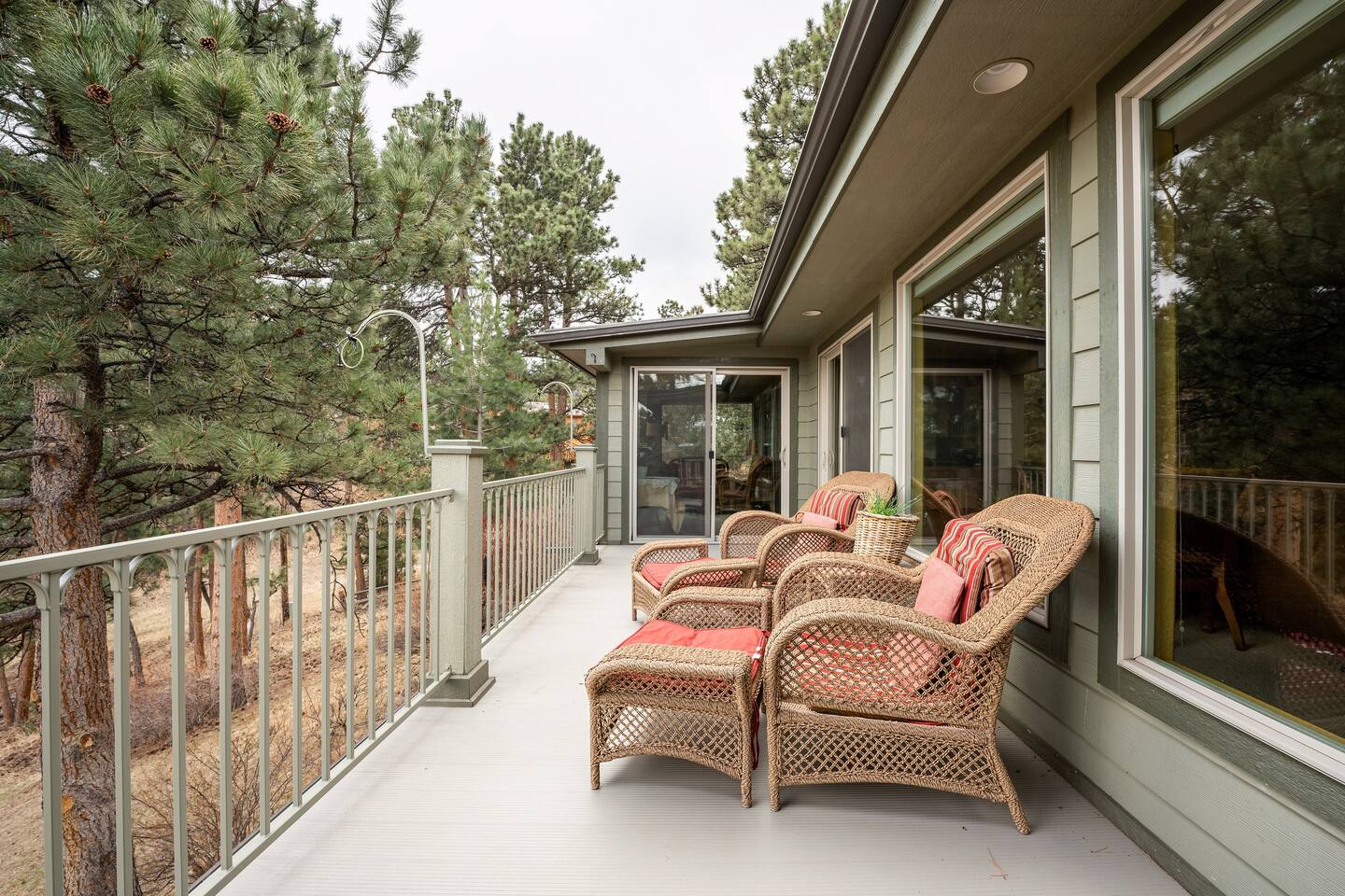 Jewel on the Green back deck - Luxury Vacation Rentals
