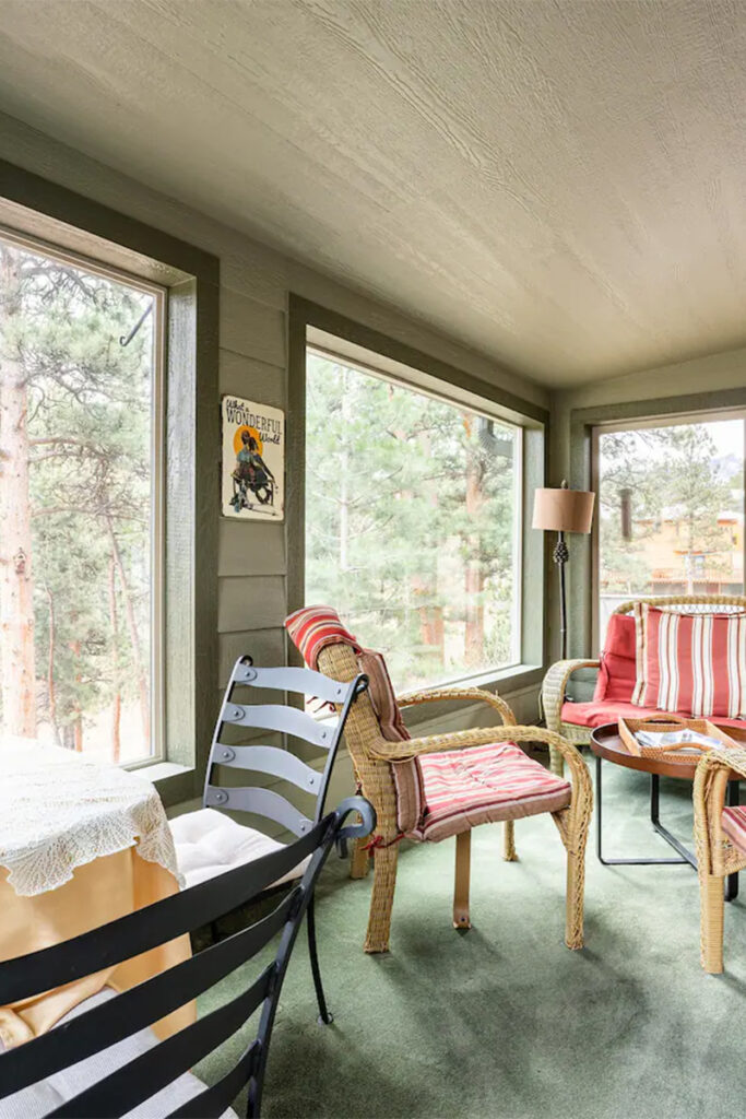 Sunroom on Jewel on the Green - Luxury Vacation Rentals in Estes Park, CO